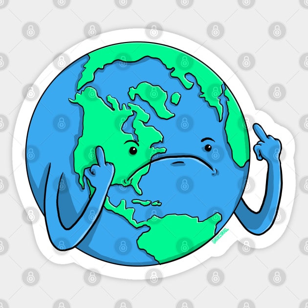 Mad Earth Sticker by Robisrael